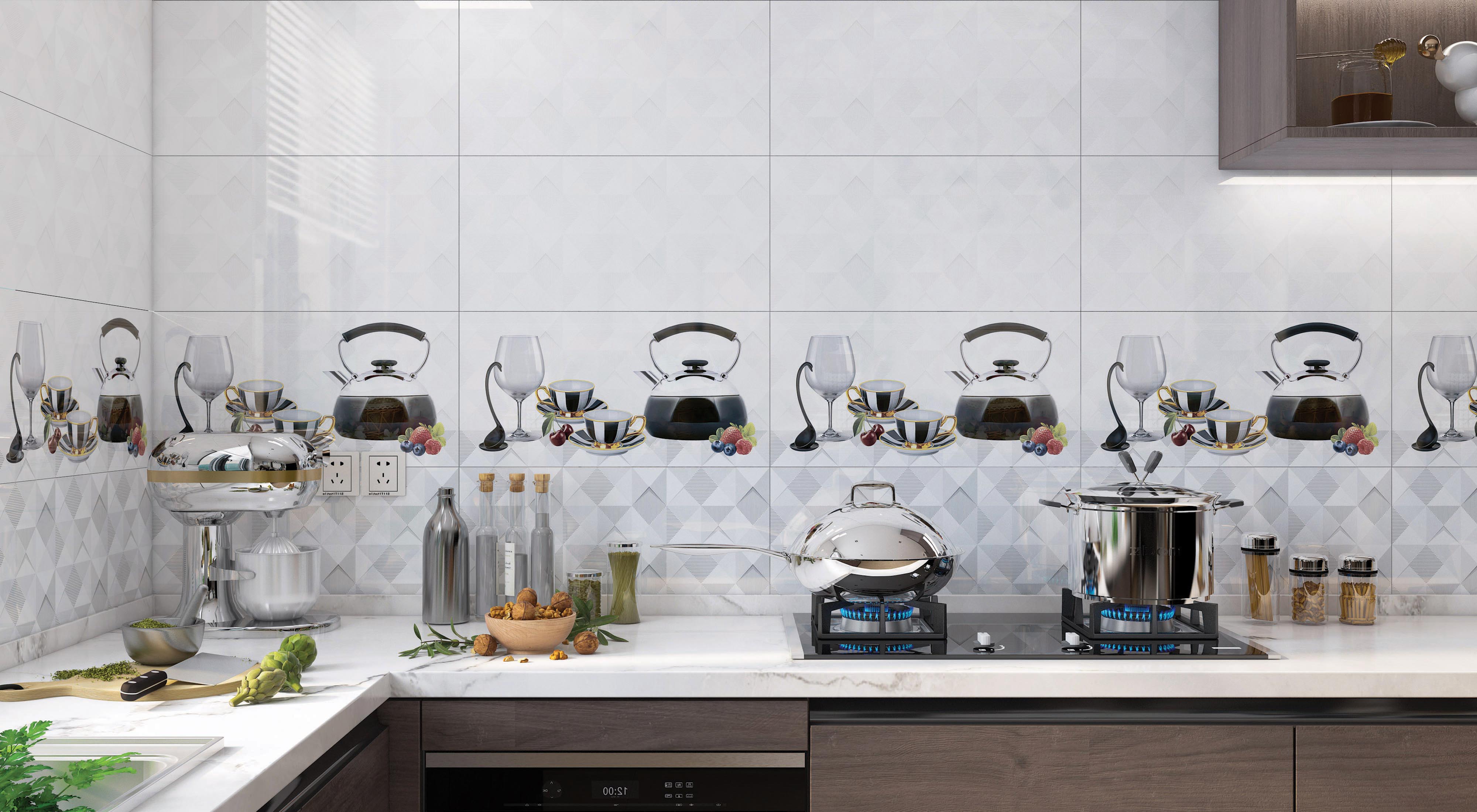 Geometric Ceramic Wall Tiles for Kitchens DBL Ceramics