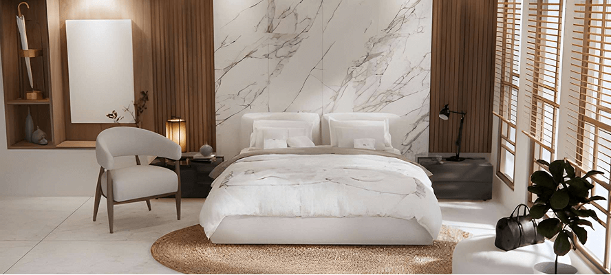 Marble-Look Porcelain Tiles